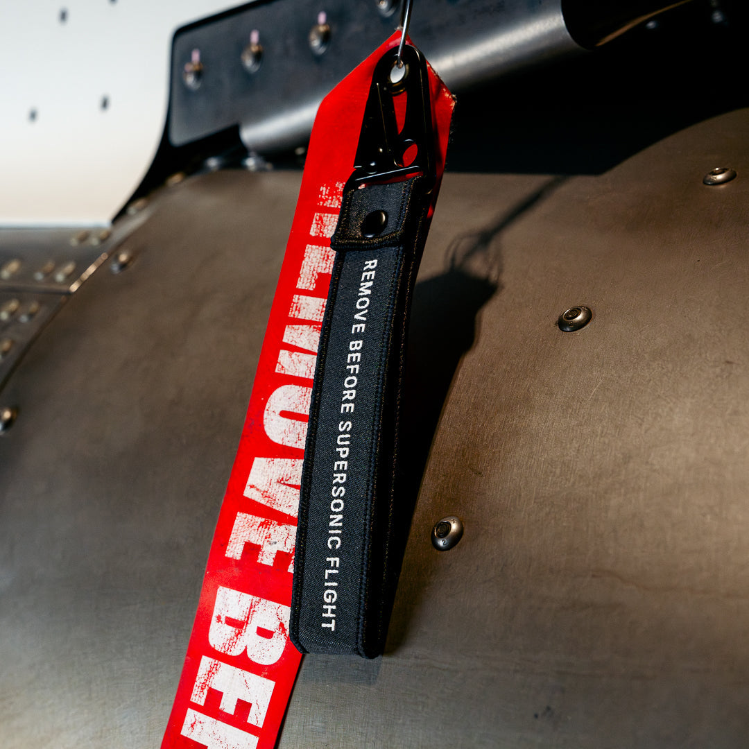 Remove Before Supersonic Flight Utility Clip